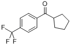Structure of CYCLOPENTYL 4-TRIFLUOROMETHYLPHENYL KETONE