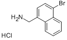 Structure of (4-BROMO-NAPHTH-1-YL)METHYLAMINE HYDROCHLORIDE