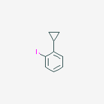 1-cyclopropyl-2-iodobenzene结构式
