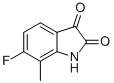 Structure of 1H-Indole-2,3-dione, 6-fluoro-7-Methyl-