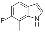 Structure of 6-Fluoro-7-methylindole