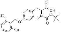 Structure of BOC-N-ME-TYR(2,6-DICHLORO-BZL)-OH