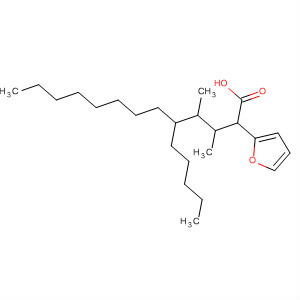 Structure of 2-Furantridecanoic acid, 3,4-dimethyl-5-pentyl-