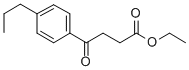 Structure of ETHYL 4-(4-N-PROPYLPHENYL)-4-OXOBUTYRATE