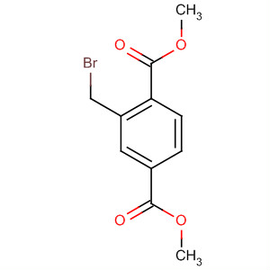 Structure of 1,4-Benzenedicarboxylic acid, 2-(bromomethyl)-, dimethyl ester