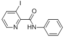 3-碘-N-苯基-2-吡啶羧酰胺结构式