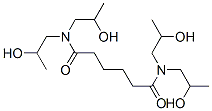 Chemical structure of N,N,N,N-tetrakis(2-hydroxypropyl)adipamide