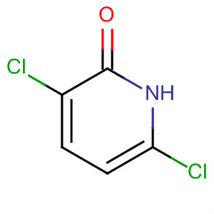 Structure of 2(1H)-Pyridinone, 3,6-dichloro-