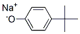 Chemical structure of sodium p-tert-butylphenolate
