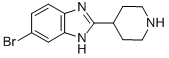 Structure of 6-BROMO-2-(PIPERIDIN-4-YL)-1H-BENZO[D]IMIDAZOLE