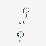 Benzyl N-[2-(4-bromophenyl)propan-2-yl]carbamate结构式