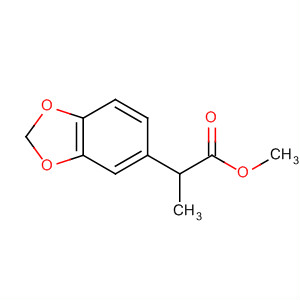Structure of 1,3-Benzodioxole-5-propanoic acid, methyl ester