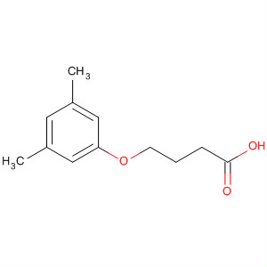 Structure of Butanoic acid, 4-(3,5-dimethylphenoxy)-