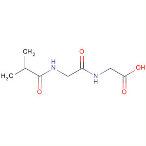 Glycine, N-(2-methyl-1-oxo-2-propenyl)glycyl-结构式