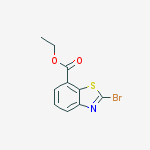 Structure of Ethyl 2-bromobenzo[d]thiazole-7-carboxylate