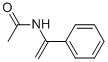1-(乙酰氨基)-1-苯乙烯结构式