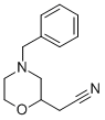 4-BENZYL-2-MORPHOLINEACETONITRILE结构式
