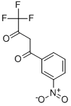 4,4,4-三氟-1-(3-硝基苯基)-1,3-丁二酮结构式