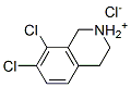 Structure of 7,8-dichloro-1,2,3,4-tetrahydroisoquinolinium chloride