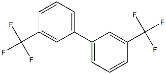 Structure of 1,1'-Biphenyl, 3,3'-bis(trifluoromethyl)-