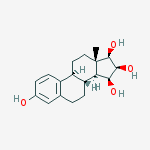 Structure of (15beta,16beta,17beta)-estra-1,3,5(10)-triene-3,15,16,17-tetrol
