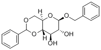 PhenylMethyl 4,6-O-(PhenylMethylene)-β-D-glucopyranoside结构式