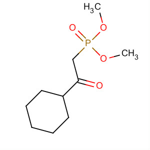 Phosphonic acid, (2-cyclohexyl-2-oxoethyl)-, dimethyl ester结构式