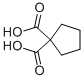 Structure of CYCLOPENTANE-1,1-DICARBOXYLIC ACID