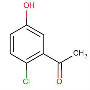 Structure of Ethanone, 1-(2-chloro-5-hydroxyphenyl)-