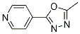 2-甲基-5-(吡啶-4-基)-1,3,4-恶二唑结构式