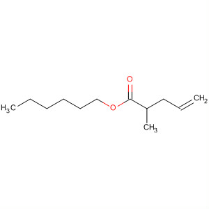 4-Pentenoic acid, 2-methyl-, hexyl ester结构式