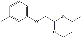 Structure of 1-(2,2-diethoxyethoxy)-3-Methylbenzene