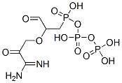 2-(guanylformylmethoxy)-3-(triphospho)propanal结构式