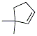 Structure of 3,3-dimethylcyclopentene