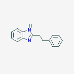 Structure of 1H-Benzimidazole, 2-(2-phenylethyl)-