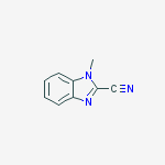 Structure of 1H-BENZO[D]IMIDAZOLE-2-CARBONITRILE,1-METHYL-