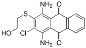 Structure of 1,4-Diamino-2-chloro-3-[(2-hydroxyethyl)thio]-9,10-anthracenedione