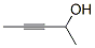 Chemical structure of 3-PENTYN-2-OL