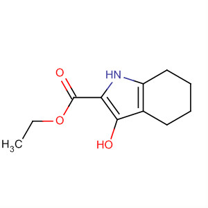 3-羟基-4,5,6,7-四氢-1H-吲哚-2-羧酸乙酯结构式