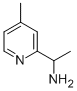 Structure of 1-(4-METHYL-PYRIDIN-2-YL)-ETHYLAMINE