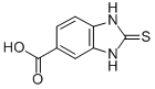 Structure of 2-MERCAPTO-5-BENZIMIDAZOLECARBOXYLIC ACID