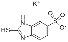 2-MERCAPTO-5-SULFONYL-BENZIMIDAZOLE, POTASSIUM SALT结构式
