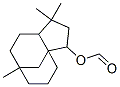 Structure of decahydro-1,1,7-trimethyl-3a,7-methano-3aH-cyclopentacyclooct-3-yl formate