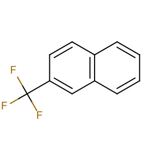 Structure of Naphthalene, 2-(trifluoromethyl)-