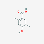 Structure of 2,5-DIMETHYL-4-METHOXYBENZOIC ACID