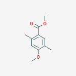 Structure of AGN-PC-02ZBRY, SureCN11065578, AKOS006294478, AK112830, KB-257180, W-4111, 4-methoxy-2,5-dimethyl-benzoic acid methyl ester
