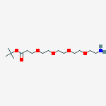 Structure of H2N-PEG4-tBu