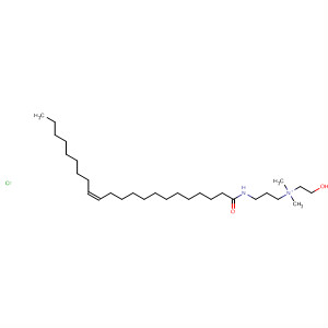 Structure of N-(2-Hydroxyethyl)-N,N-dimethyl-3-[[(13Z)-1-oxo-13-docosenyl]amino]-1-propanaminium chloride