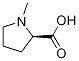Structure of D-Proline, 1-methyl-