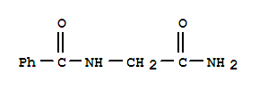 Structure of benzoylamidoacetamide